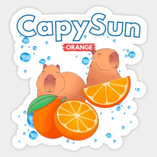 Funny Capybara Word Play Sticker